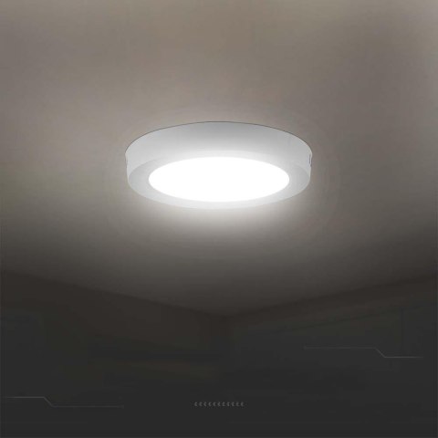 Panel LED V-TAC natynkowy premium downlight 18W okrągły fi215 VT-60018 6500K 1980lm