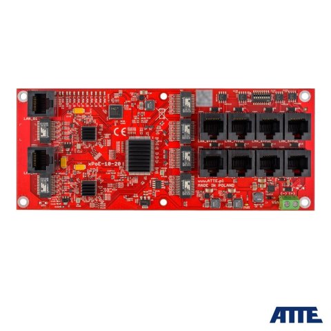 SWITCH 10-PORTOWY POE ATTE xPoE-10-20A-OF Atte