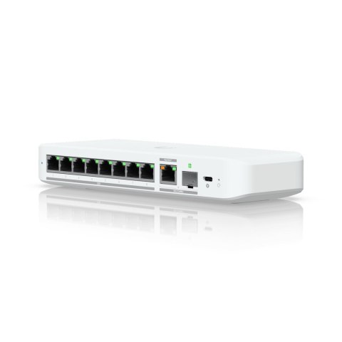 Ubiquiti UniFi Flex 2.5G Zarządzany L2 2.5G Ethernet (100/1000/2500) Obsługa PoE Montaż na biurku/ścianie Biały UBIQUITI