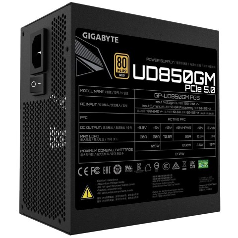 Zasilacz Gigabyte UD850GM PG5 850W 80+ Gold Gigabyte