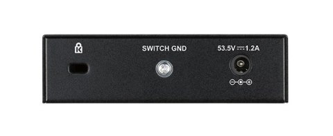 D-Link DGS-1005P/E łącza sieciowe Nie zarządzany Gigabit Ethernet (10/100/1000) Obsługa PoE Czarny D-Link