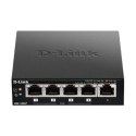D-Link DGS-1005P/E łącza sieciowe Nie zarządzany Gigabit Ethernet (10/100/1000) Obsługa PoE Czarny D-Link