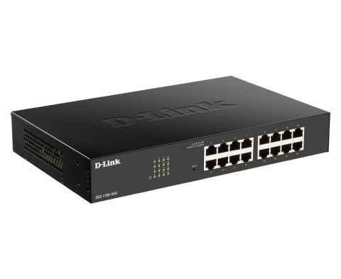 D-Link DGS-1100-16V2 switch zarządzalny L2 Gigabit Ethernet (10/100/1000) Czarny D-Link