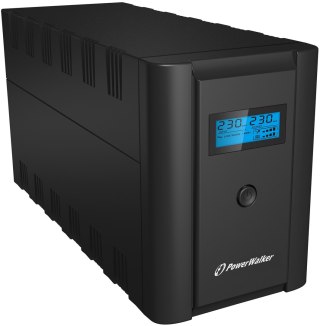 PowerWalker VI 2200 LCD/IEC Technologia line-interactive 2,2 kVA 1200 W 6 x gniazdo sieciowe POWER WALKER