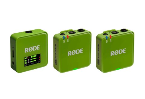 RODE Wireless GO III Green - system mikrofonów bezprzewodowych (zielony) RODE