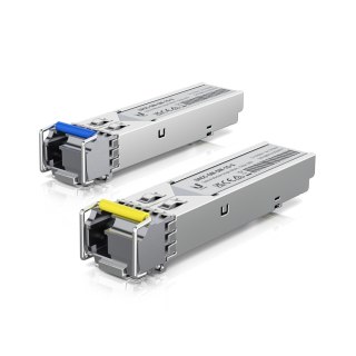 Ubiquiti UACC-OM-SM-1G-S-20 moduł przekaźników sieciowych Swiatłowód 1250 Mbit/s SFP UBIQUITI