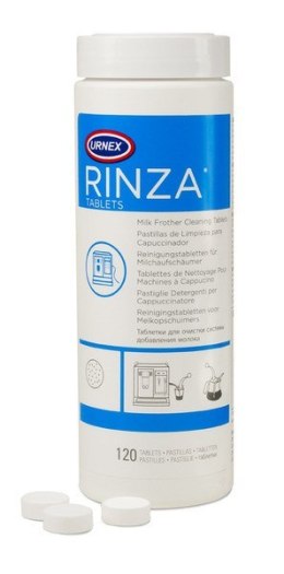 Urnex Rinza Tablets - Tabletki do czyszczenia spieniacza - 120 szt URNEX