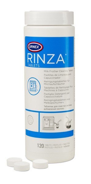 Urnex Rinza Tablets - Tabletki do czyszczenia spieniacza - 120 szt URNEX