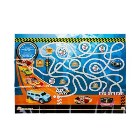 Zestaw ciężarówka TIR z 6 autami 26303 ISO TRADE