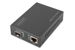 10 Gigabit Mediaconverter RJ45 / SFP wspiera 1G, 2.5G, 5G i 10G DIGITUS