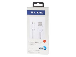 Przyłącze usb 3.0 a - usb-c 0,5m białe blister Blow