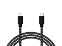USB-c konektor - iPhone 1m pletený úder