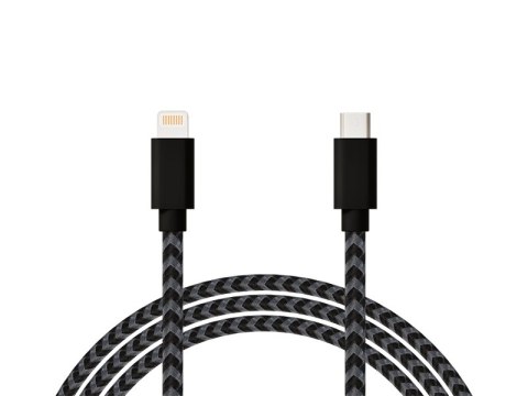 USB-c konektor - iPhone 1m pletený úder