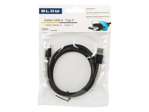 Připojení USB 2.0 a - USB-C 1.5m černý Blow