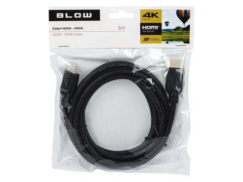 Przyłącze hdmi-hdmi 3m 4k 2.0 Blow
