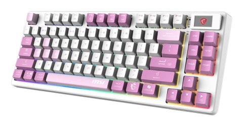 Klawiatura gamingowa VIOLET US/FORGE GK600 TKL W VIOLET MSI MSI
