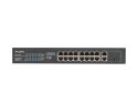 LANBERG SWITCH RACK 19" 16X 100MB POE+/2X COMBO GIGABIT 250W NIEZARZĄDZALNY RSFE-16P-2C-250 Lanberg