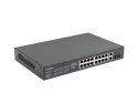 LANBERG SWITCH RACK 19" 16X 100MB POE+/2X COMBO GIGABIT 250W NIEZARZĄDZALNY RSFE-16P-2C-250 Lanberg