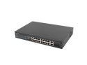 LANBERG SWITCH RACK 19" 16X 100MB POE+/2X COMBO GIGABIT 250W NIEZARZĄDZALNY RSFE-16P-2C-250 Lanberg