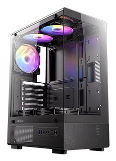 Obudowa Antec Geh Mid Budget VCX300 ARGB ATX/M-ATX o.N. BK Antec
