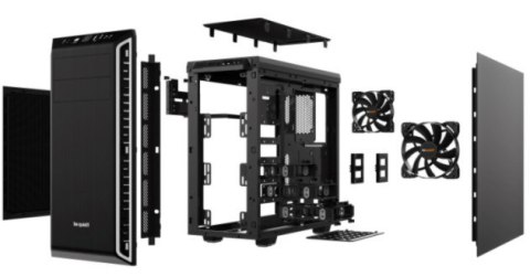 Obudowa BE QUIET! Pure Base 600 BG022 (ATX, Mini ATX, Mini ITX; kolor czarny) BE QUIET!