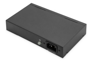 Switch 8+2 Port GE PoE, 8 Port PoE 802.3at, 10/100/1000 Mbps + 2 Port GE DIGITUS
