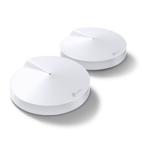 TP-Link Deco M5 (2-Pack) Dual-band (2.4 GHz/5 GHz) Wi-Fi 5 (802.11ac) Biały Wewnętrzne TP-LINK