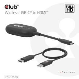 Adapter WRL USB-C na HDMI CSV-2570 Club3D Club 3D
