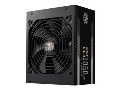 Chłodnica Master MWE Gold 1050 V2 ATX 3.1, 1050 W, 100 - 240 V, 50/60 Hz, 13 - 6 A, Aktywna, 120 W Cooler Master