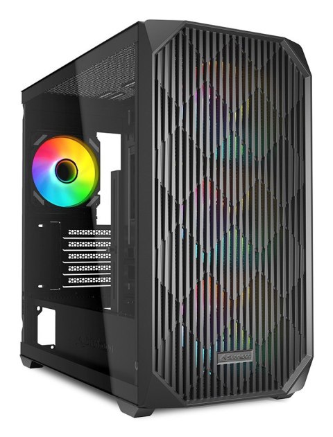 Etui Sharkoon MK3 RGB Micro-ATX 1xGlass Czarne Sharkoon