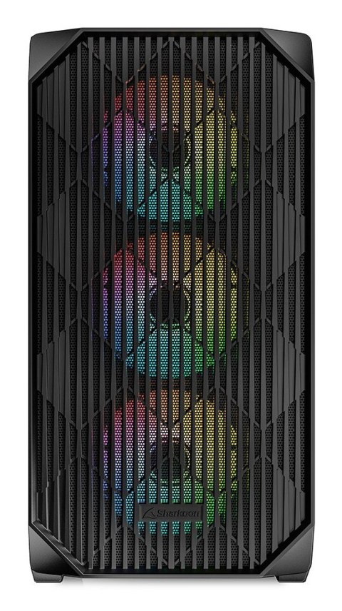 Etui Sharkoon MK3 RGB Micro-ATX 1xGlass Czarne Sharkoon