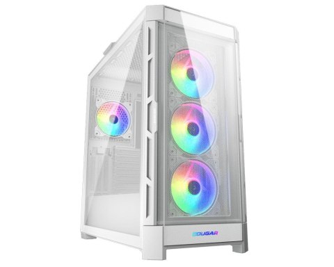 Obudowa Cougar Gaming Duoface Pro RGB - Midi Tower - PC - biały - ATX - EATX - micro ATX - Mini-ITX - SSI CEB - Metal - Szkło ha COUGAR