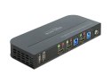 Przełącznik KVM HDMI Delock 4K 60 Hz z USB 3.0 i Audio - KVM / audio / USB switch - 2 porty DELOCK