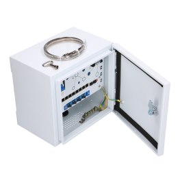 Zewnętrzny switch PoE Extralink Atlas; 8x RJ45 1000Mb/s PoE, 2x SFP, 120W, aktywne chłodzenie Extralink