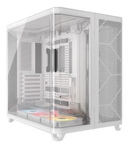 Corsair AIR 5400 RS-R ARGB PC-Case, Midi Tower, Szkło hartowane, RGB - białe, 2x wentylatory 120 mm w zestawie Corsair