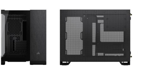 Corsair CC-9011287-WW zabezpieczenia & uchwyty komputerów Midi Tower Aluminium, Czarny Corsair