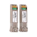 Extralink SFP28 25G 2-Pack | SFP28 Module | 25Gbps, LC/UPC Duplex, 1310nm, 10km, single mode, DOM moduł przekaźników sieciowych Extralink