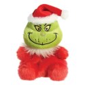 Grinch - Pluszowa maskotka / przytulanka siedzący Grinch w stroju Świętego Mikołaja 13 cm z kolekcji Palm Pals Eco-Friendly Grinch