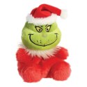 Grinch - Pluszowa maskotka / przytulanka siedzący Grinch w stroju Świętego Mikołaja 13 cm z kolekcji Palm Pals Eco-Friendly Grinch