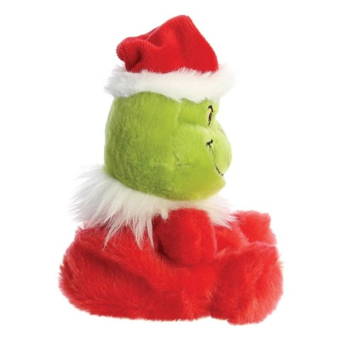 Grinch - Pluszowa maskotka / przytulanka siedzący Grinch w stroju Świętego Mikołaja 13 cm z kolekcji Palm Pals Eco-Friendly Grinch
