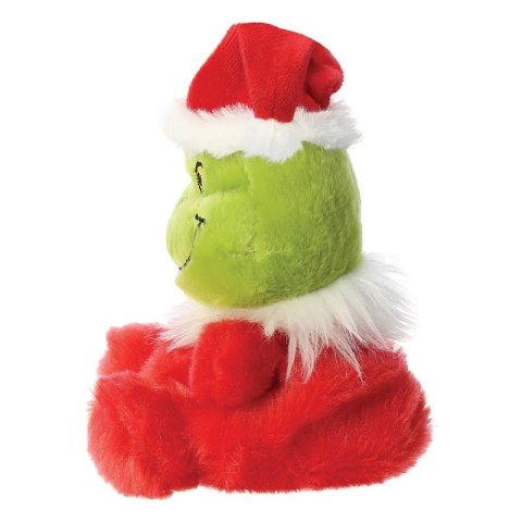 Grinch - Pluszowa maskotka / przytulanka siedzący Grinch w stroju Świętego Mikołaja 13 cm z kolekcji Palm Pals Eco-Friendly Grinch