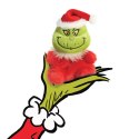 Grinch - Pluszowa maskotka / przytulanka siedzący Grinch w stroju Świętego Mikołaja 13 cm z kolekcji Palm Pals Eco-Friendly Grinch