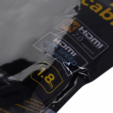 Kabel GEMBIRD CC-HDMI-DVI-6 (HDMI M - DVI-D M; 1,8m; kolor czarny) GEMBIRD