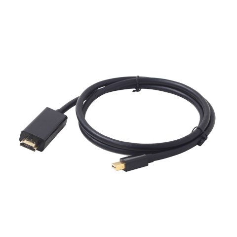 Kabel GEMBIRD CC-mDP-HDMI-6 (Mini DisplayPort M - HDMI M; 1,8m; kolor czarny) GEMBIRD