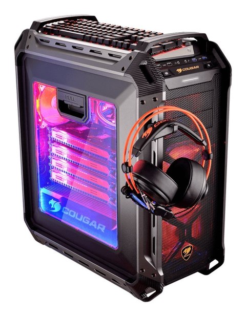 Obudowa komputerowa COUGAR Gaming Panzer Max Full Tower, PC, ATX, CEB, EATX, micro ATX, Mini-ITX, Gaming, 17 cm COUGAR