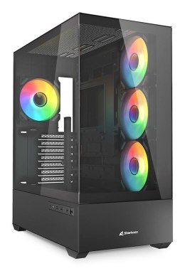 Obudowa komputerowa Sharkoon AK6 RGB ATX 1xGlass Czarne Sharkoon
