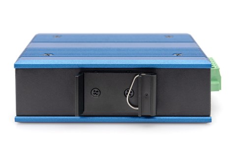 Przemysłowy switch 4x 1000Base-TX PoE 120W + 1x 1000Base-FX (bez modułu) DIN rozszerzony zakres temp DIGITUS