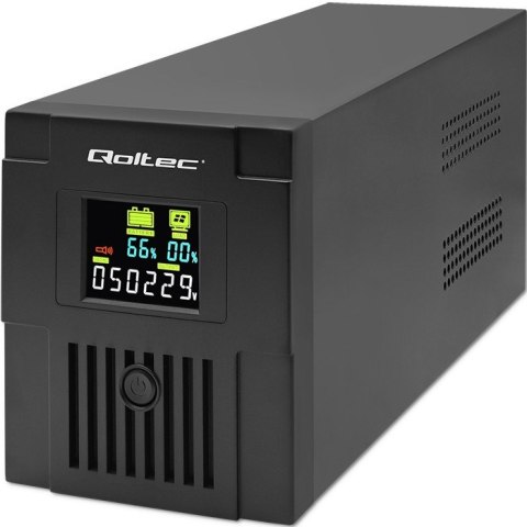 QOLTEC ZASILACZ AWARYJNY UPS LINE INTERACTIVE | MONOLITH | 1500VA | 900W | LCD | USB Qoltec