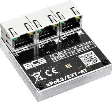 Switch POE BCS POWER BCS-xPoE3/EXT-AT BCS