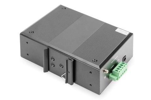 Switch przemysłowy 7-portowy Gigabit PoE+ z 1x PD, IEEE802.3af/at, DIN rail, rozszerzony zakres temp. DIGITUS